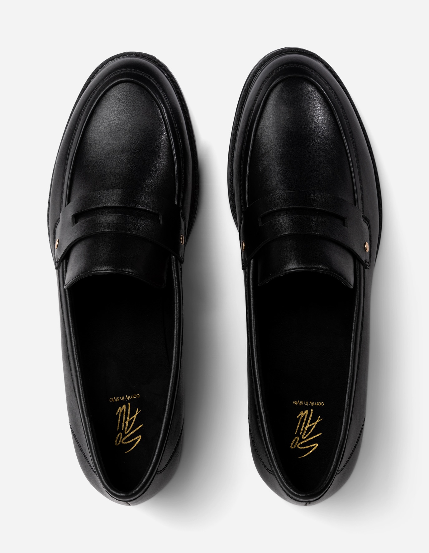 SO ALL, Loafers Svarta