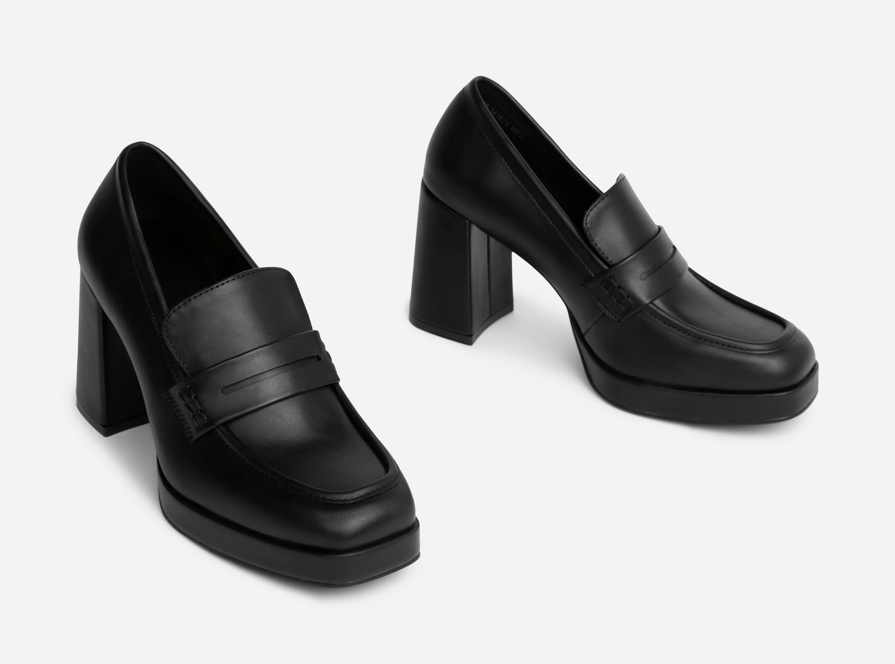 XIT, Loafers på klack Svarta