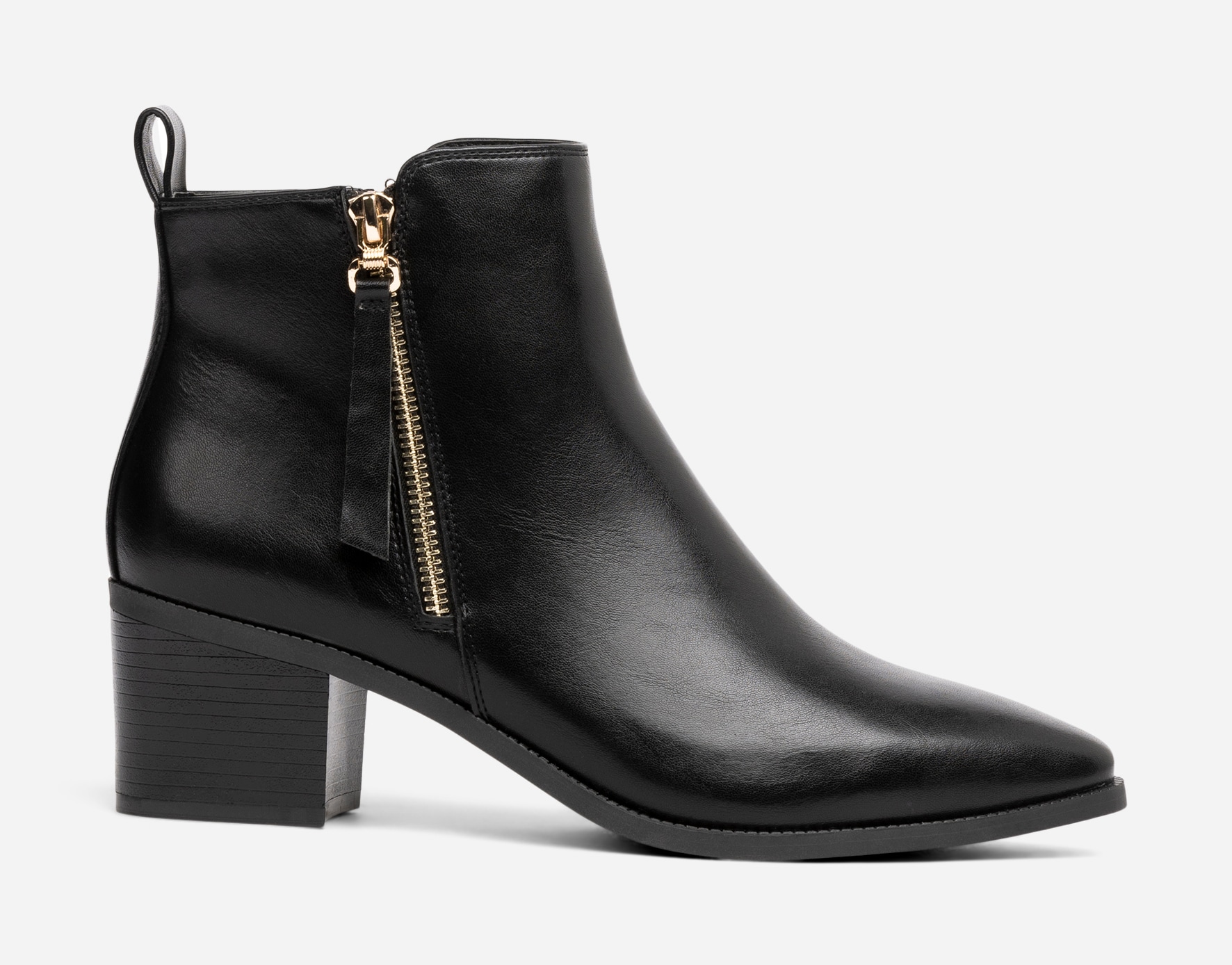 XIT, Boots med dragkedja Svarta