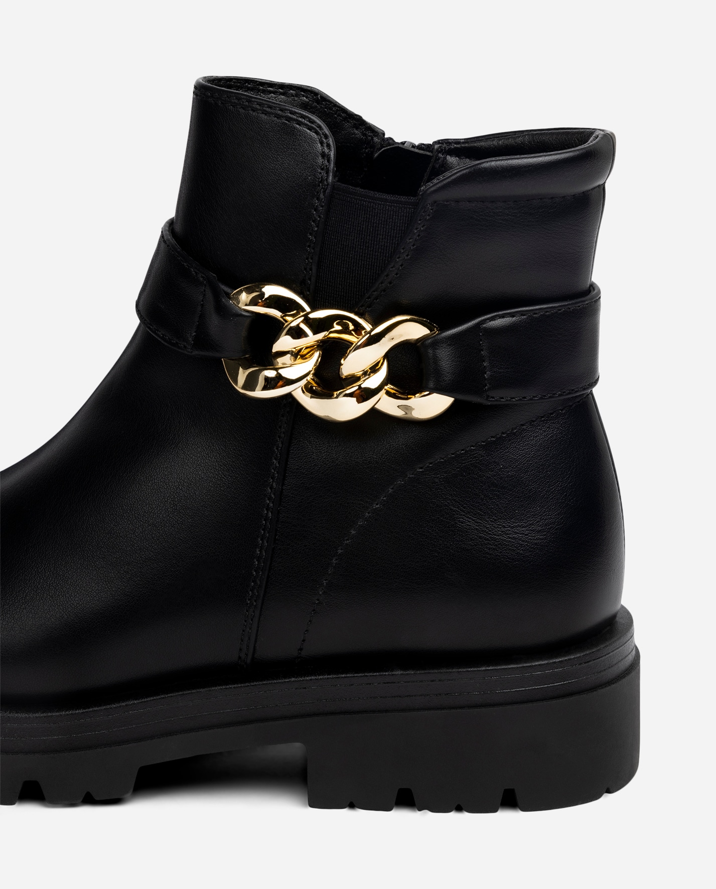SO ALL, Boots med spänne Svarta
