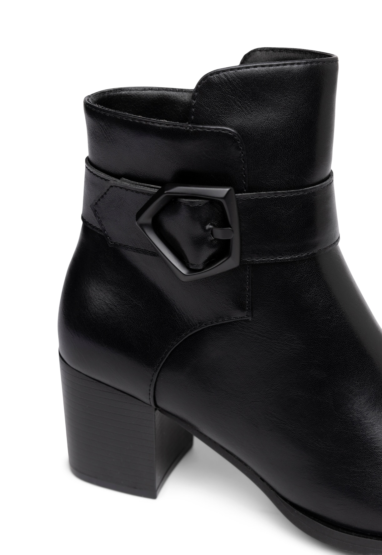 SO ALL, Boots med spänne Svarta