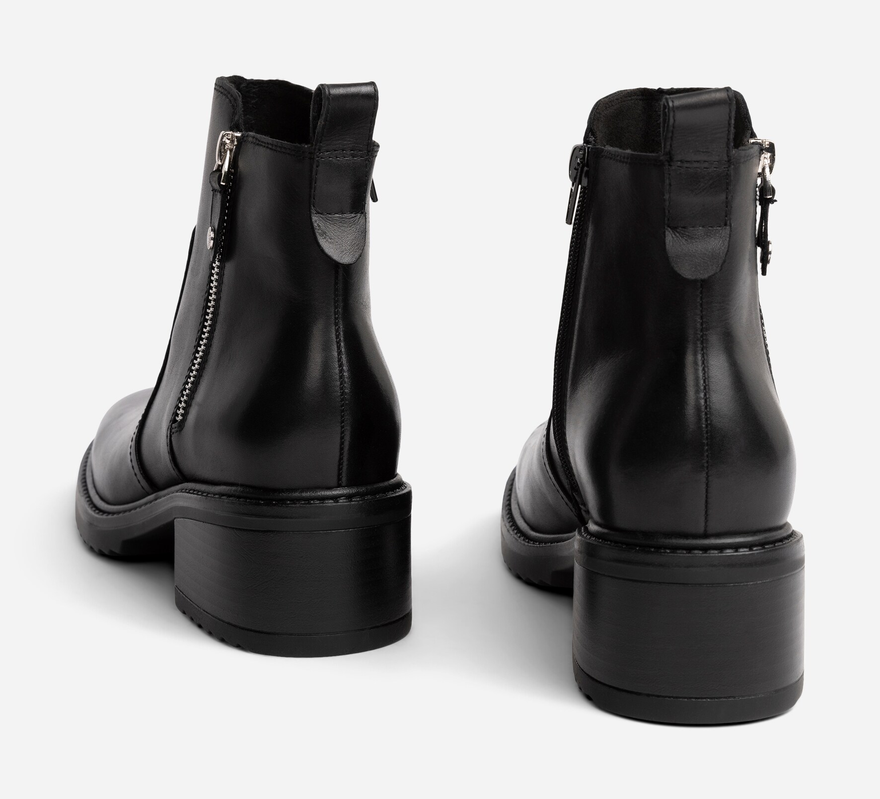 PACE, Boots med dragkedja Svarta