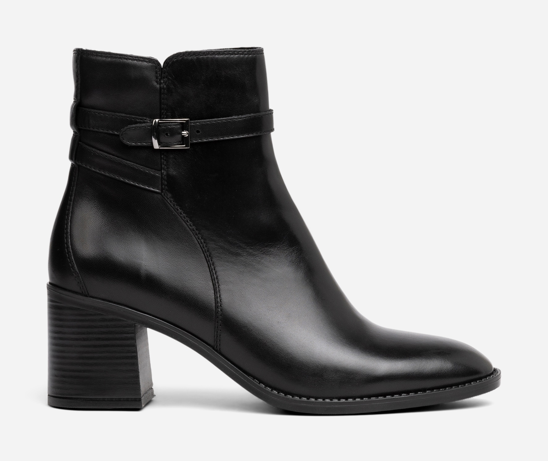 PACE, Boots med spänne Svarta