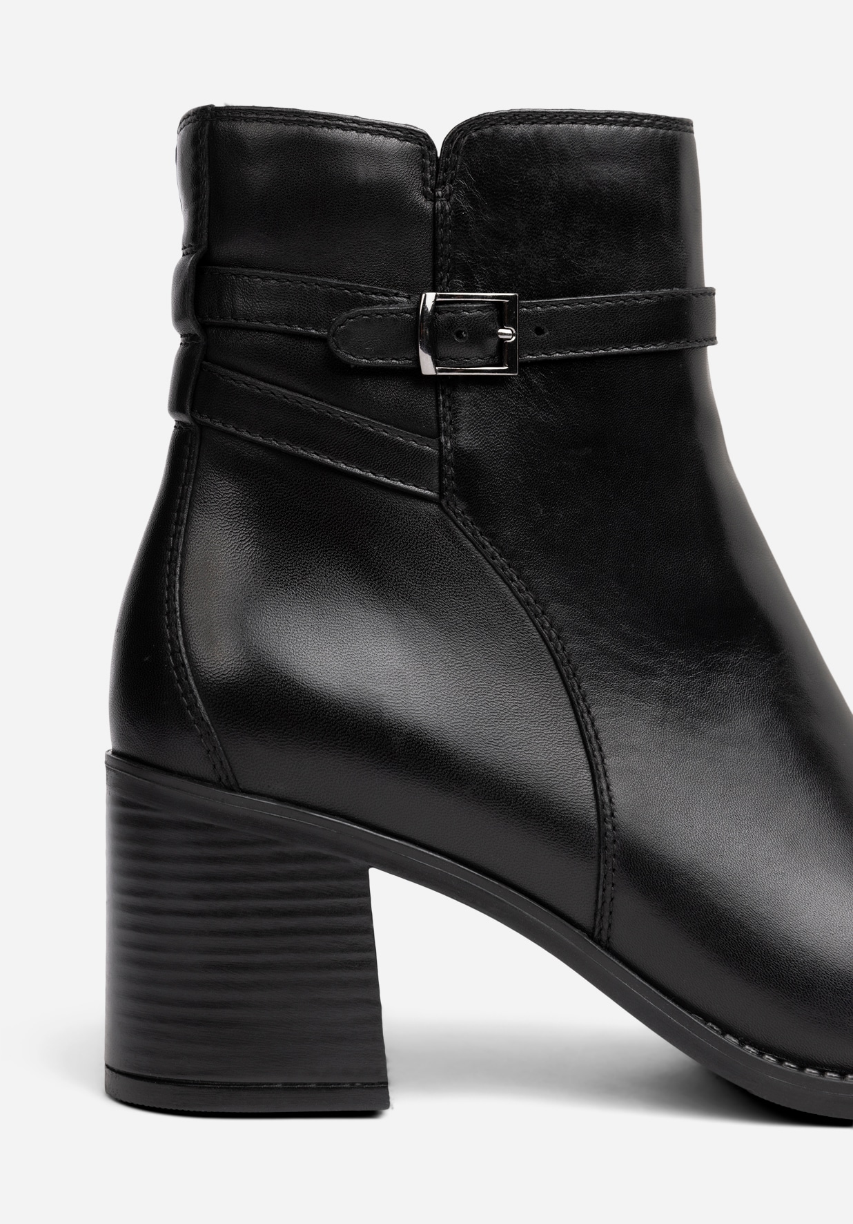 PACE, Boots med spänne Svarta