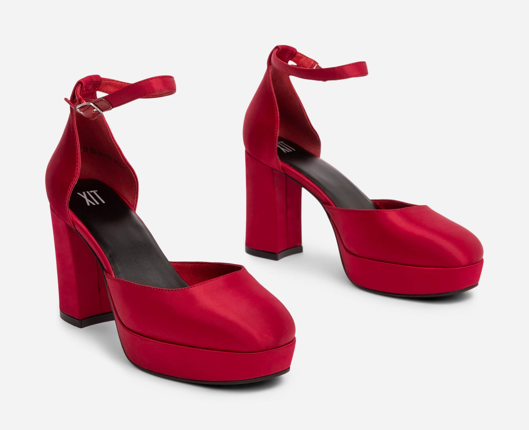 XIT, Pumps med platåsula Röda