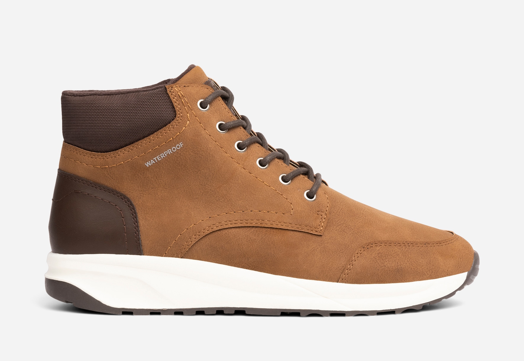 LINEAR, Fleecefodrade höga sneakers waterproof Bruna