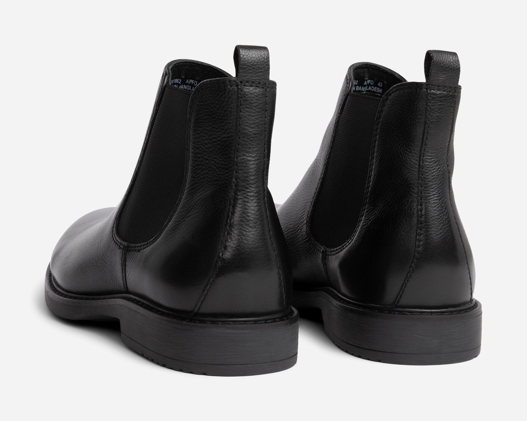 PACE, Fleecefodrade chelseaboots Svarta