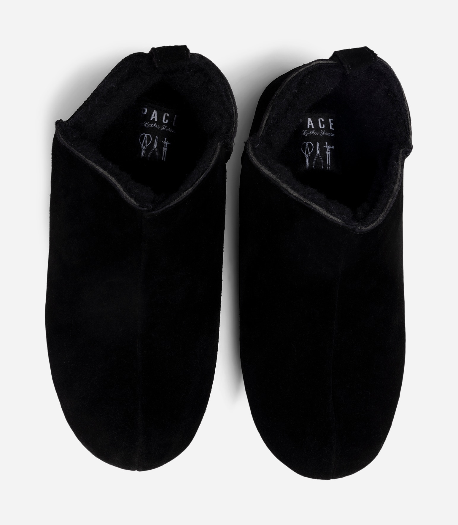 PACE, Skinntofflor Svarta