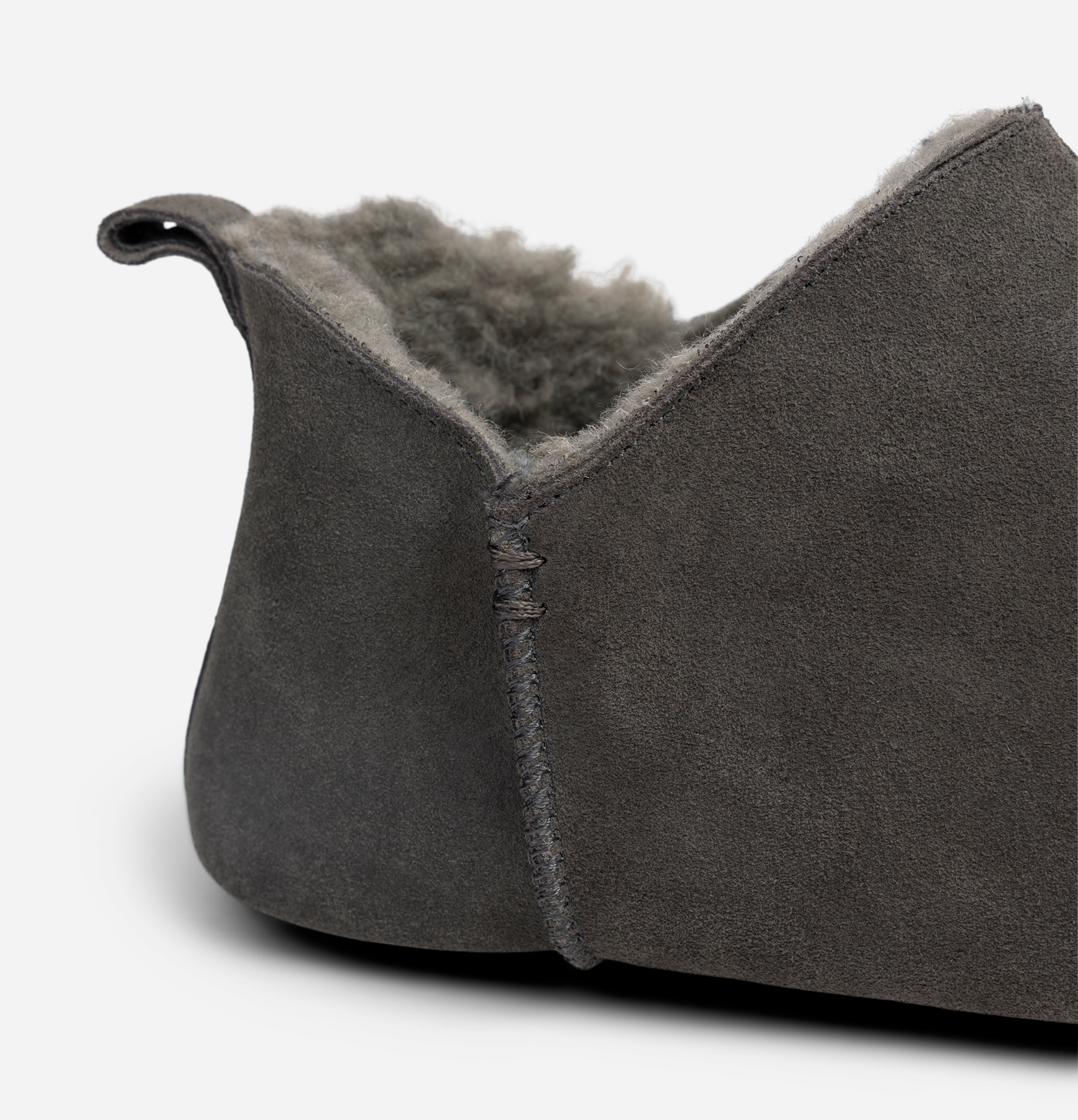 PACE, Skinntofflor Gråa