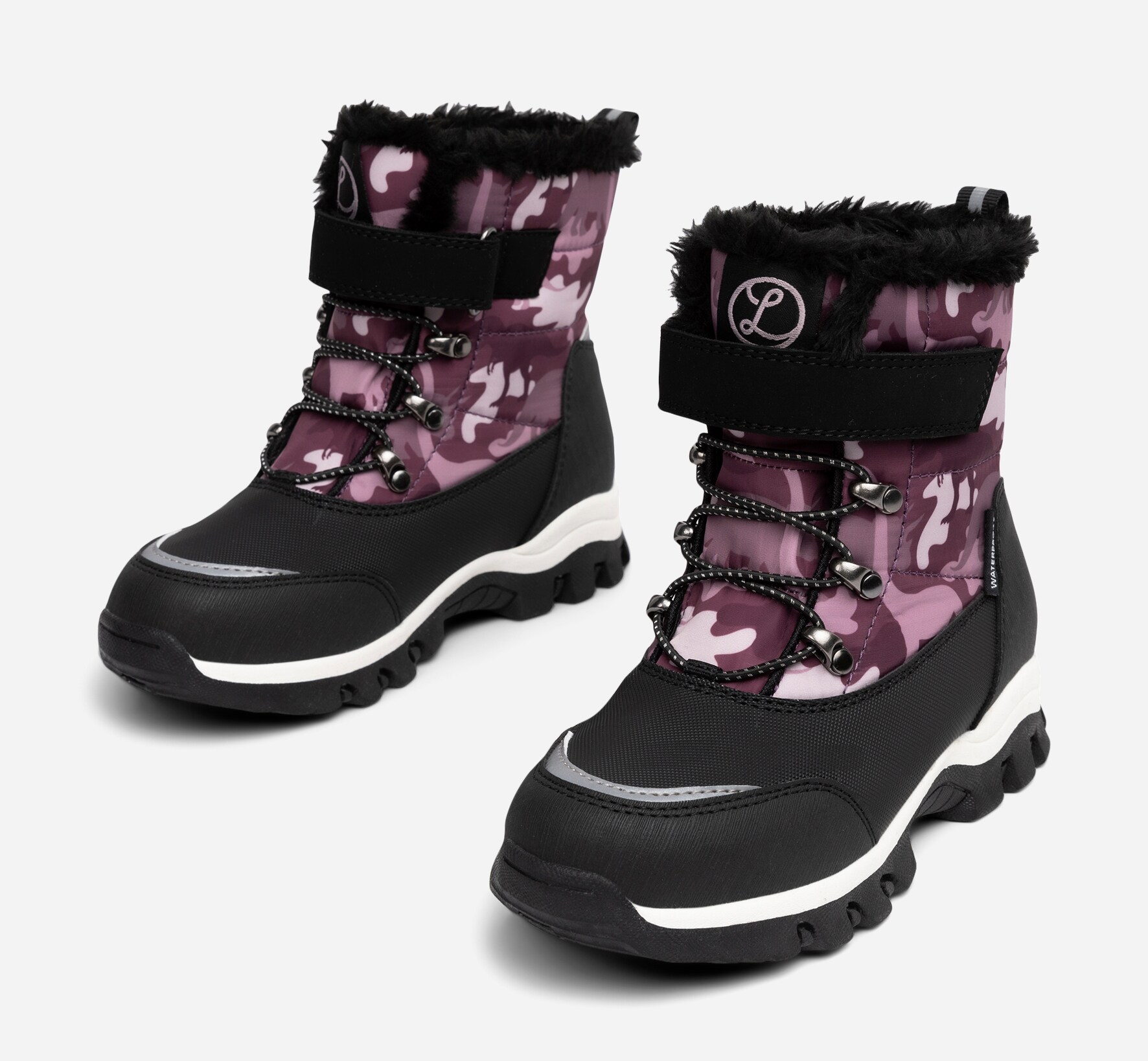 LINEAR, Varmfodrade kängor waterproof Flerfärgade