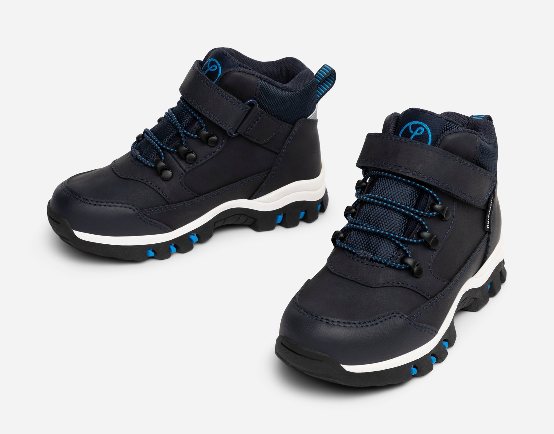 LINEAR, Varmfodrade kängor waterproof Blåa