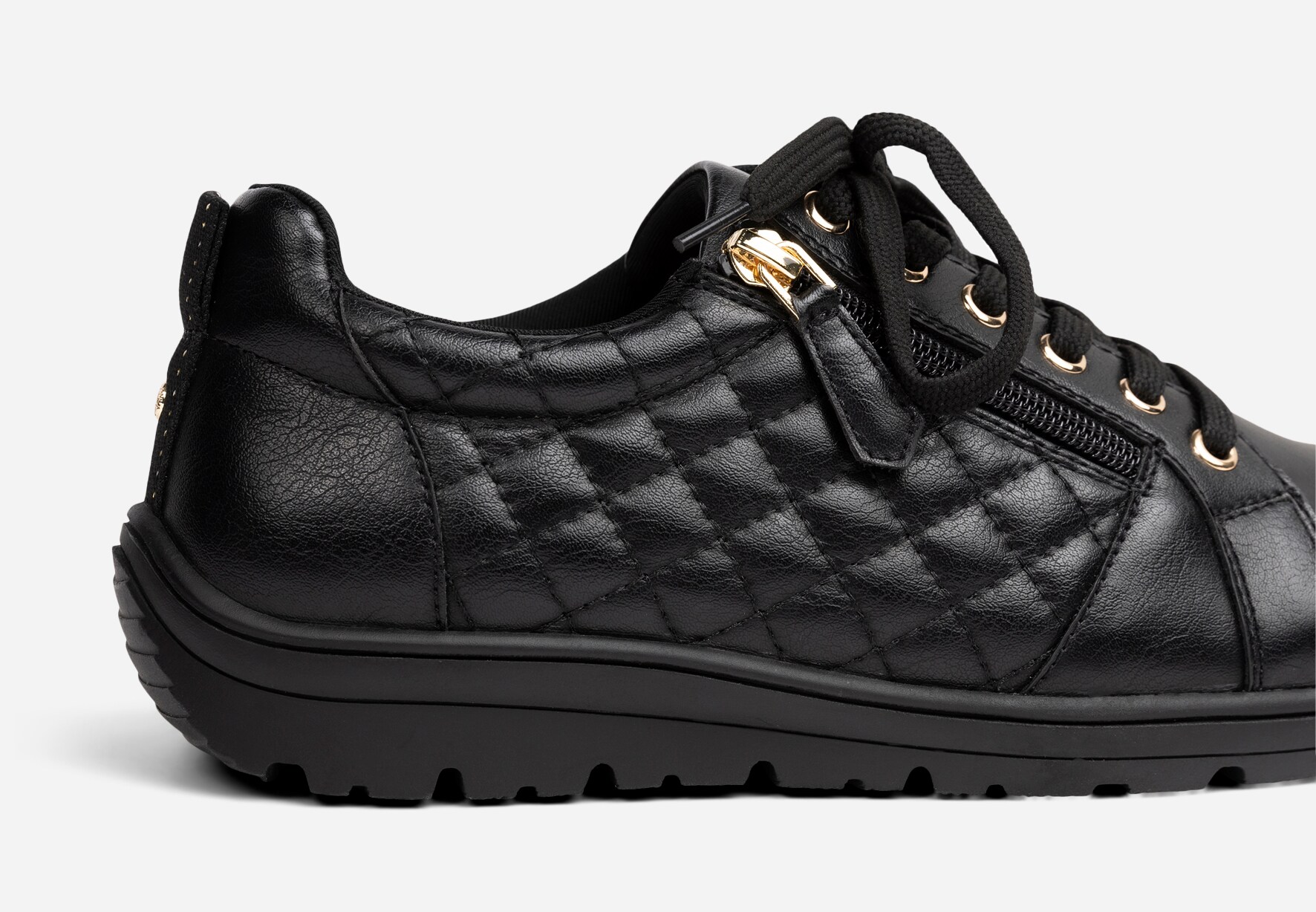 SO ALL, Promenadskor med snörning Svarta