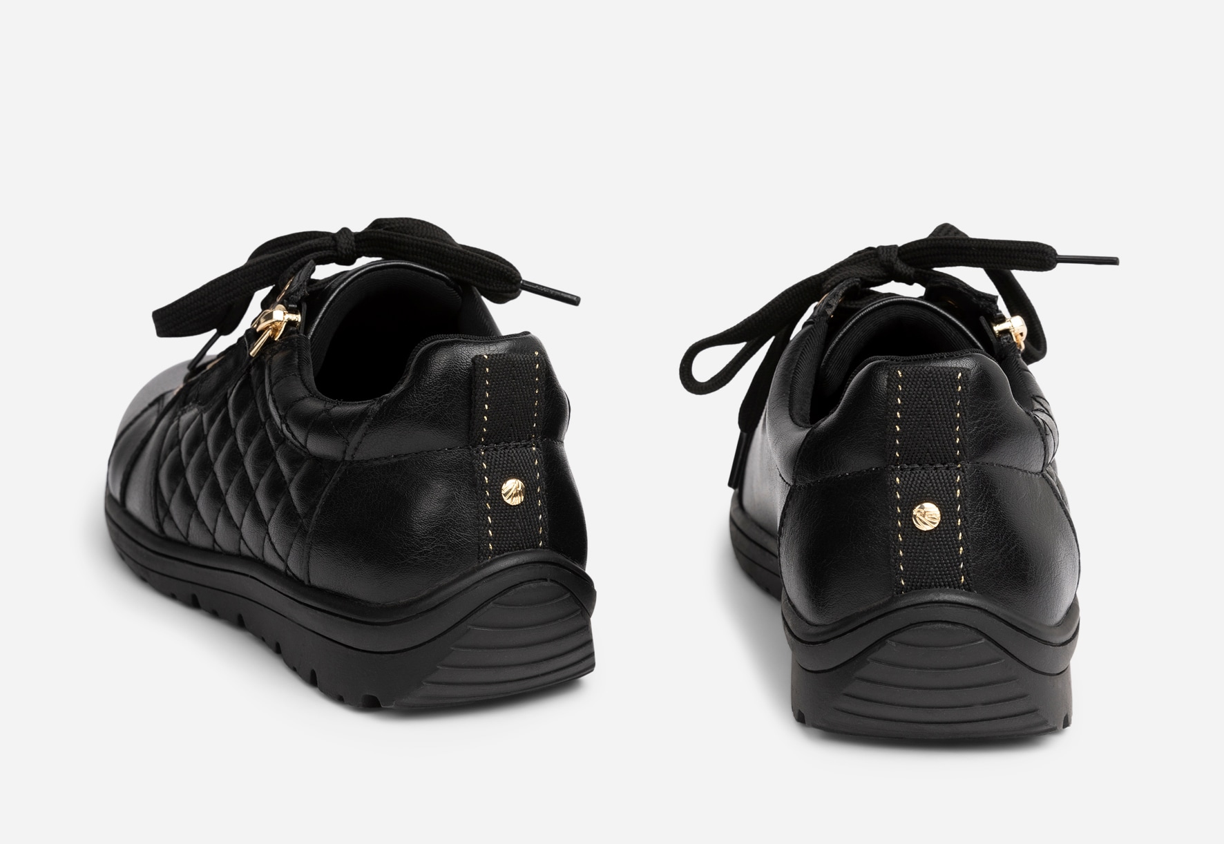 SO ALL, Promenadskor med snörning Svarta