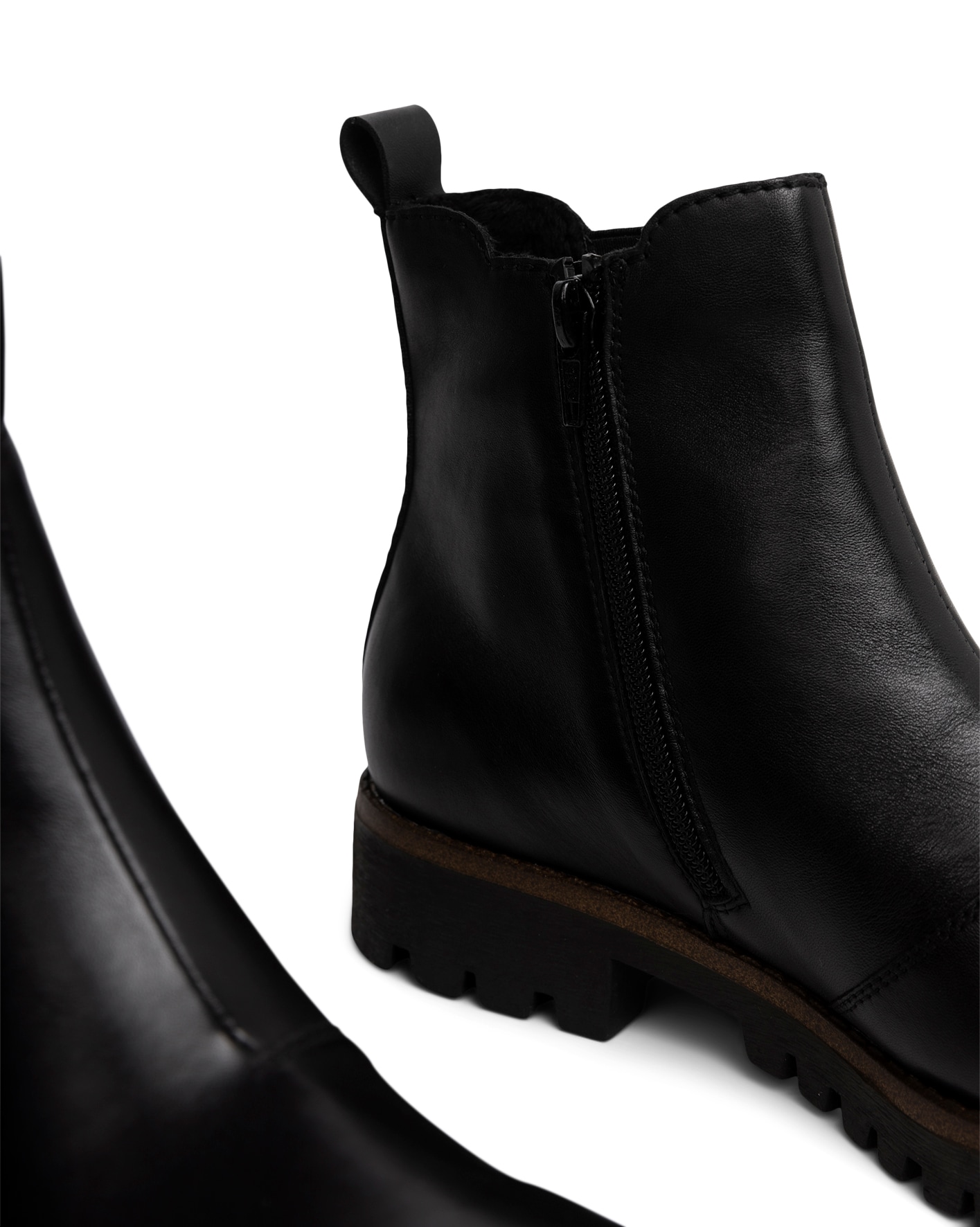 RIEKER, Boots med stretch Svarta