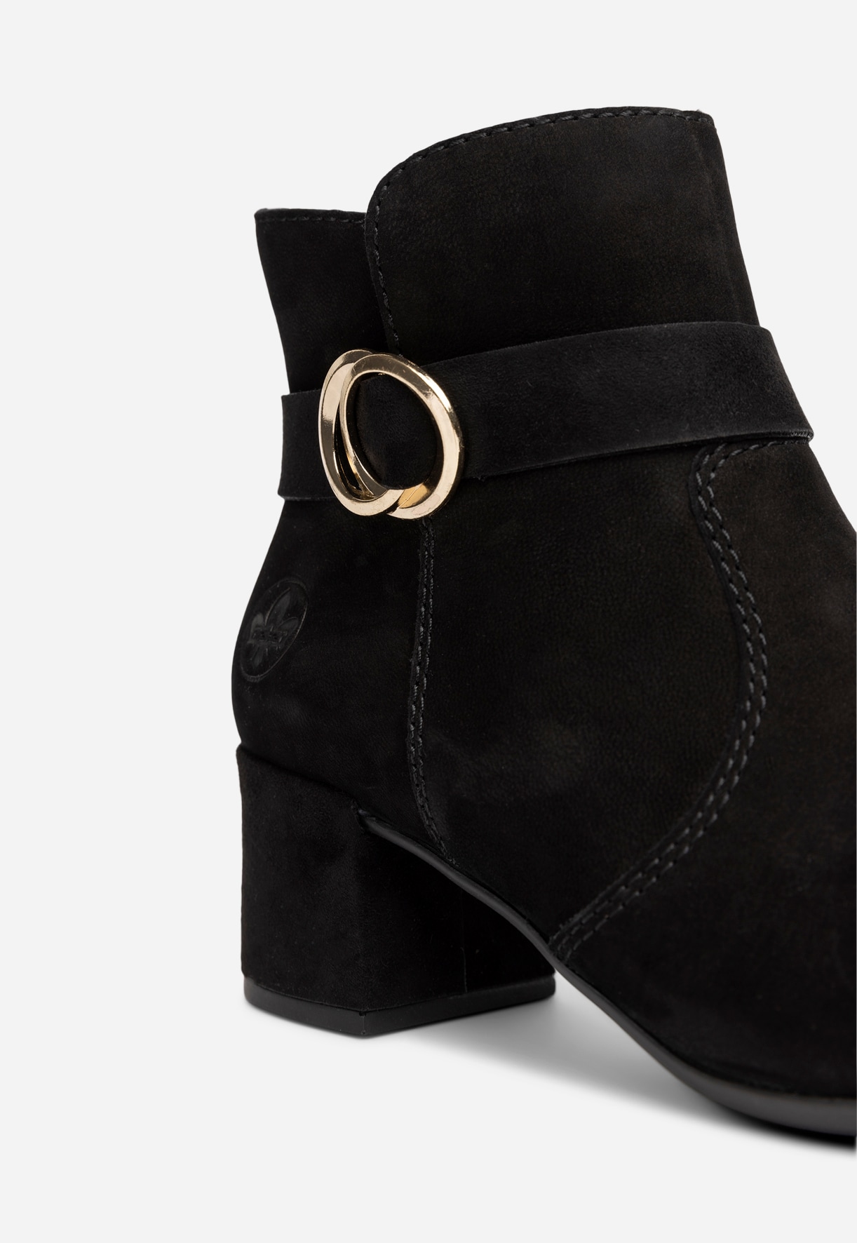 RIEKER, Boots med dragkedja Svarta