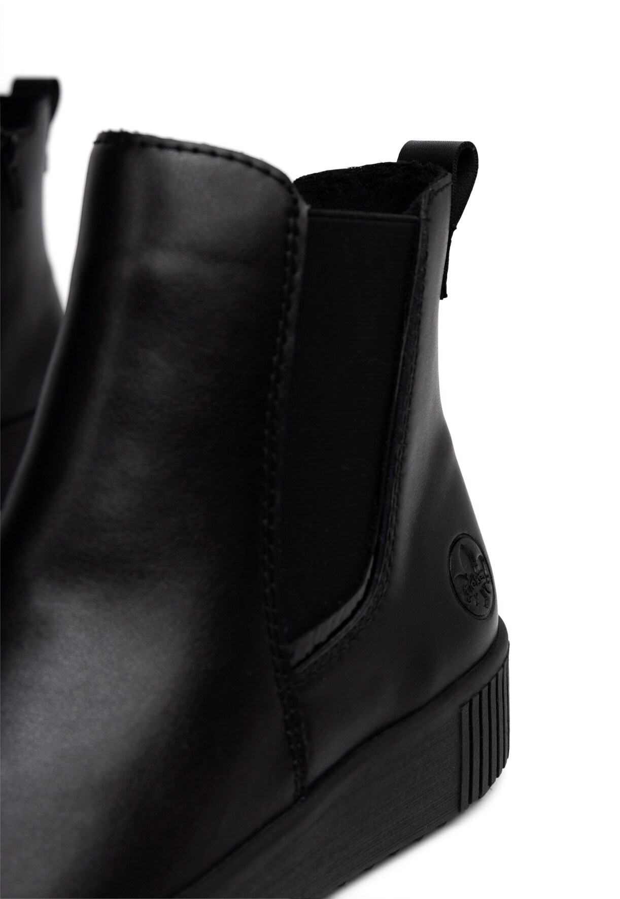 RIEKER, Boots med stretch Svarta