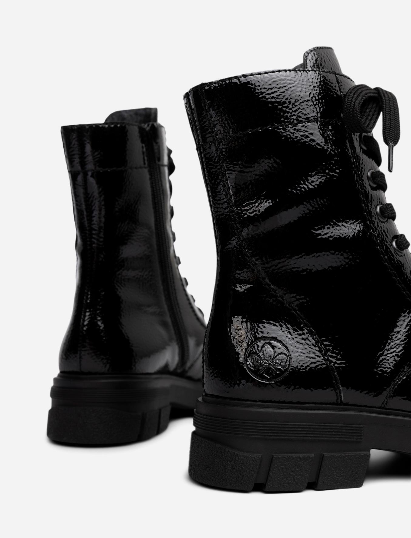 RIEKER, Kängor Svarta