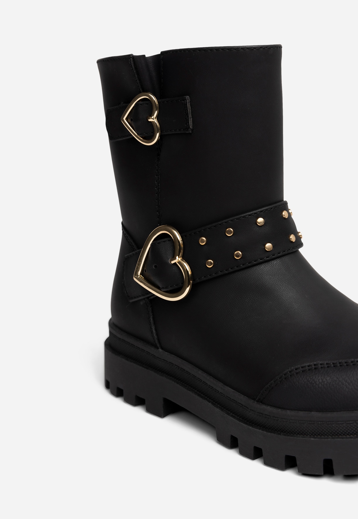 DINSKO, Varmfodrade bikerboots Svarta