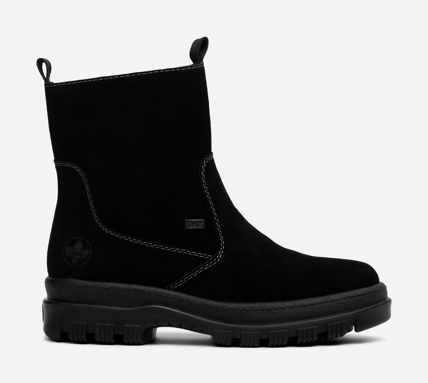 RIEKER, Varmfodrade boots Svarta