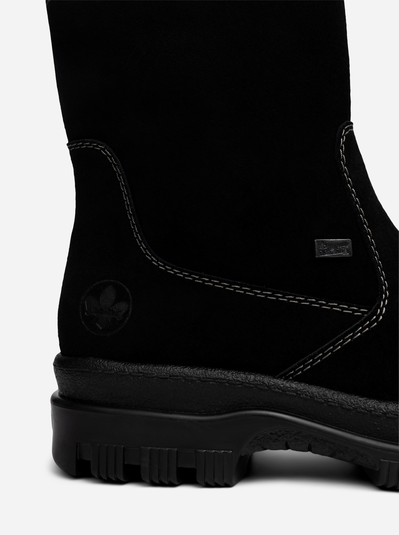 RIEKER, Varmfodrade boots Svarta
