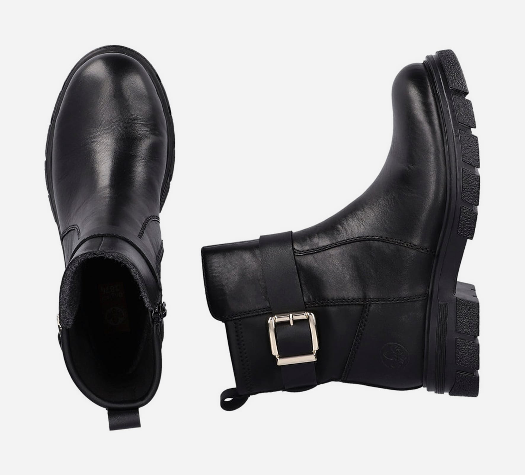 RIEKER, Boots Svarta