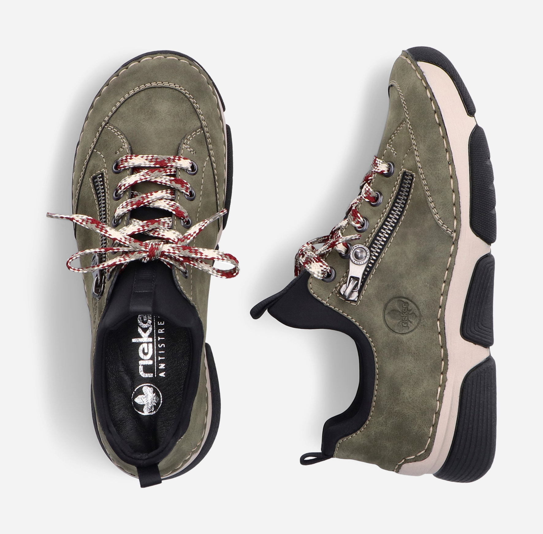 RIEKER, Sneakers Gröna