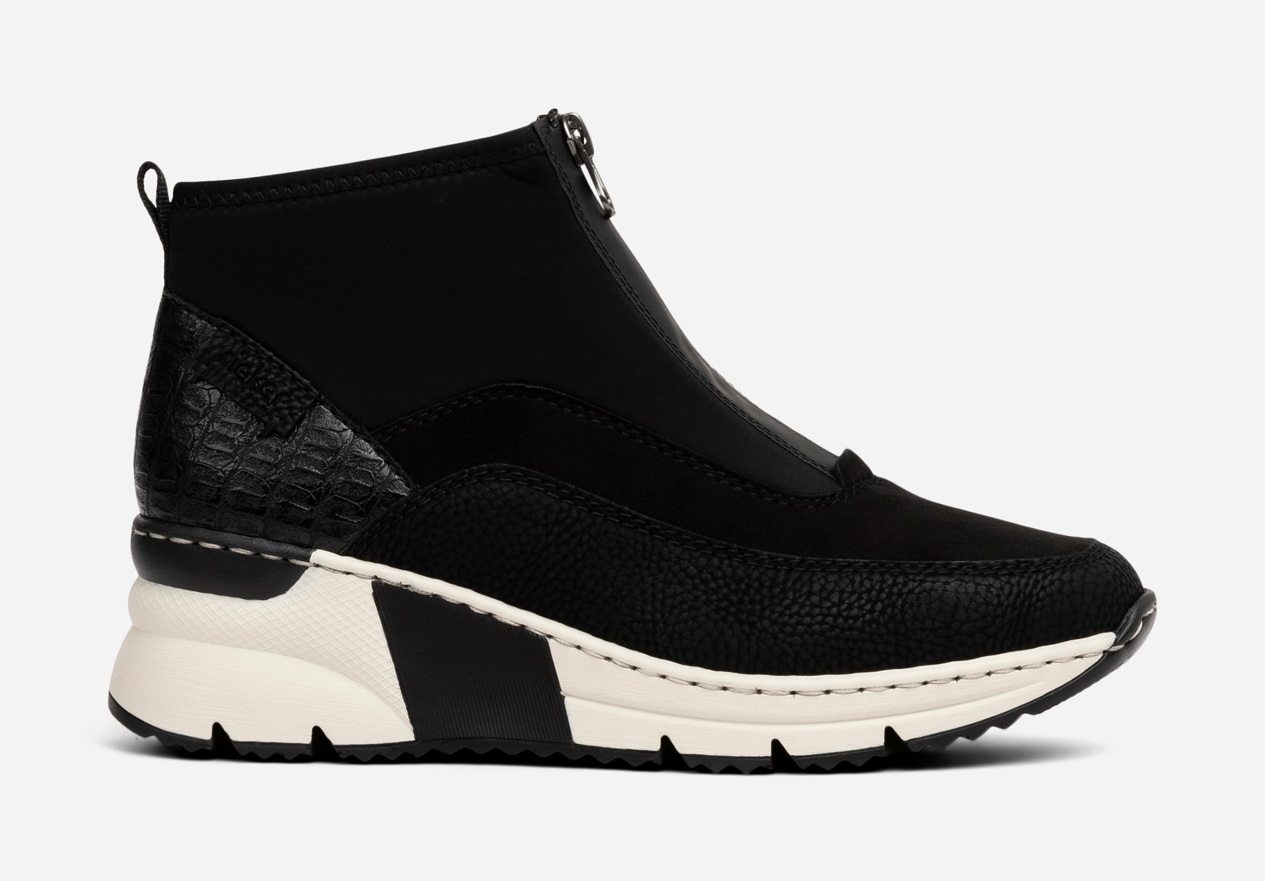 RIEKER, Höga sneakers Svarta