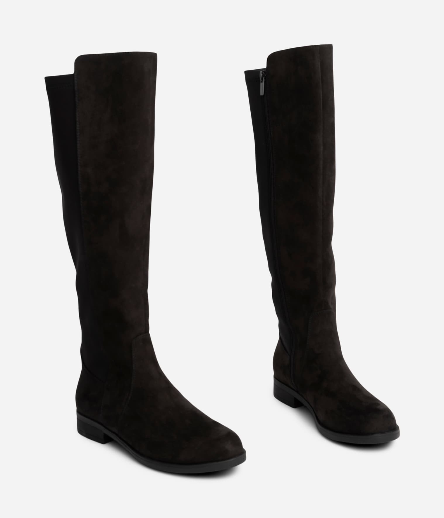 SO ALL, Stövlar med stretchskaft Svarta