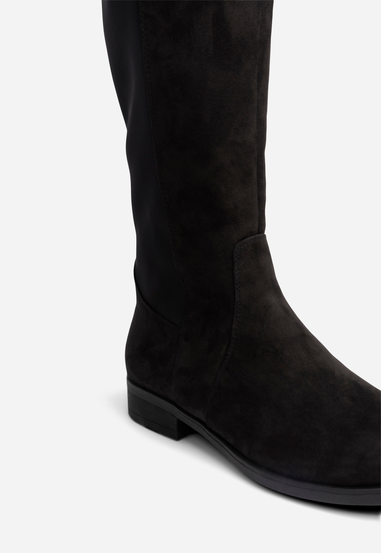 SO ALL, Stövlar med stretchskaft Svarta