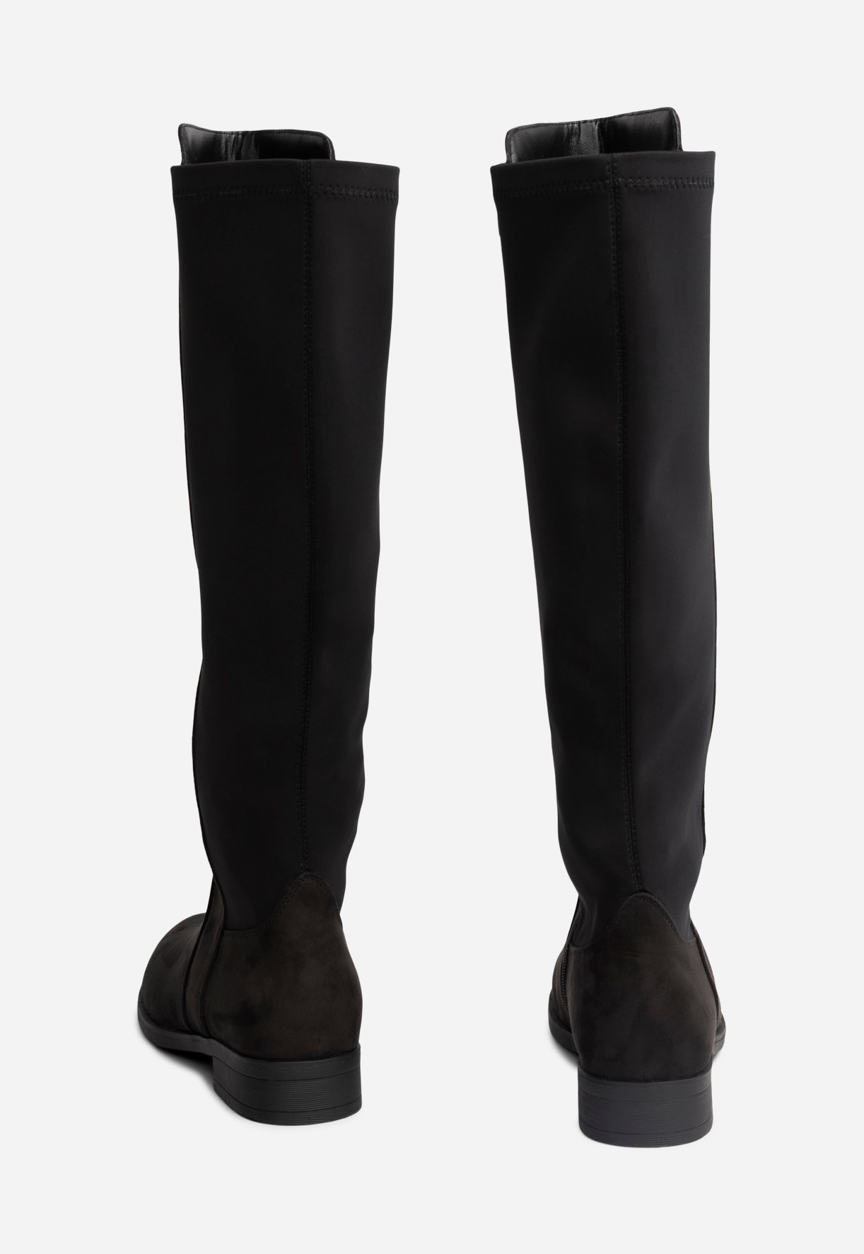 SO ALL, Stövlar med stretchskaft Svarta