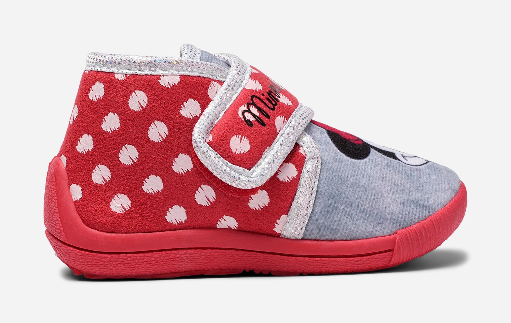 MINNE MOUSE, Tofflor Röda