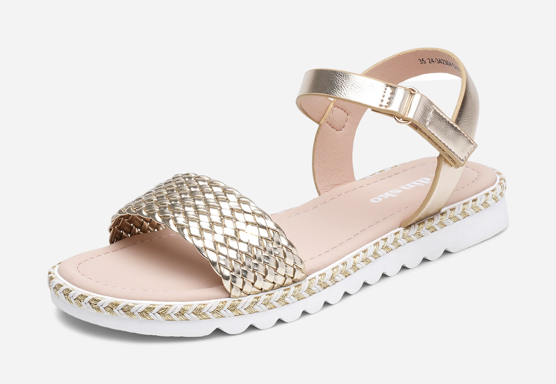 DINSKO, Sandaler Metallfärgade