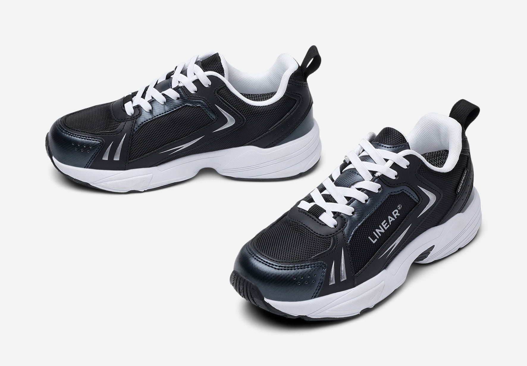 LINEAR, Sneakers waterproof Svarta