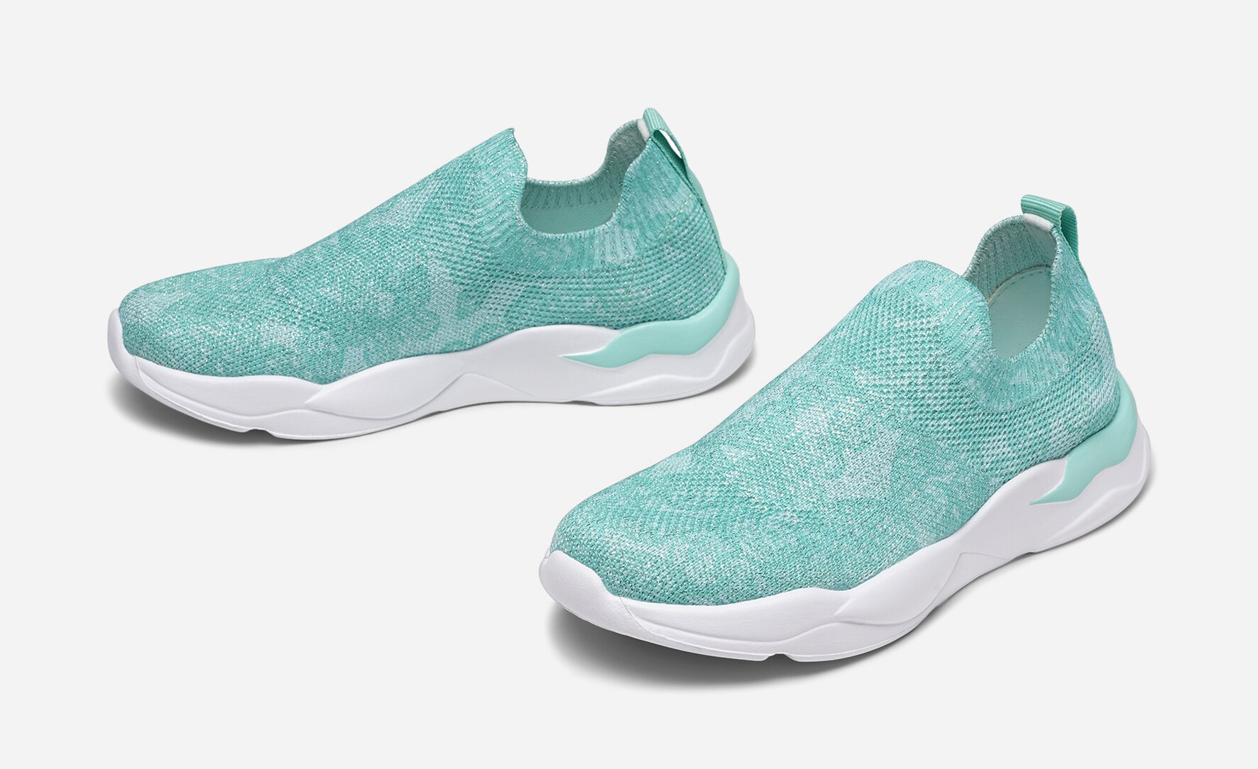 DINSKO, Sock sneakers Gröna
