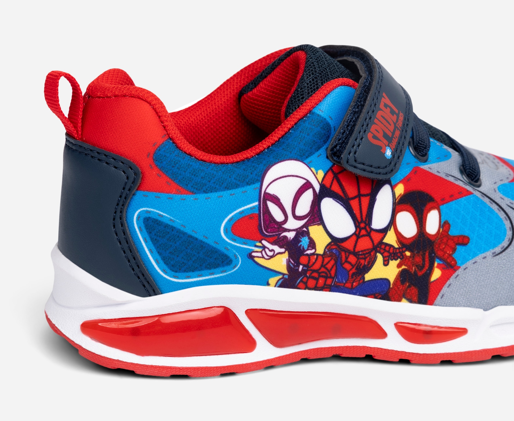 SPIDEY, Blinkande sneakers Flerfärgade