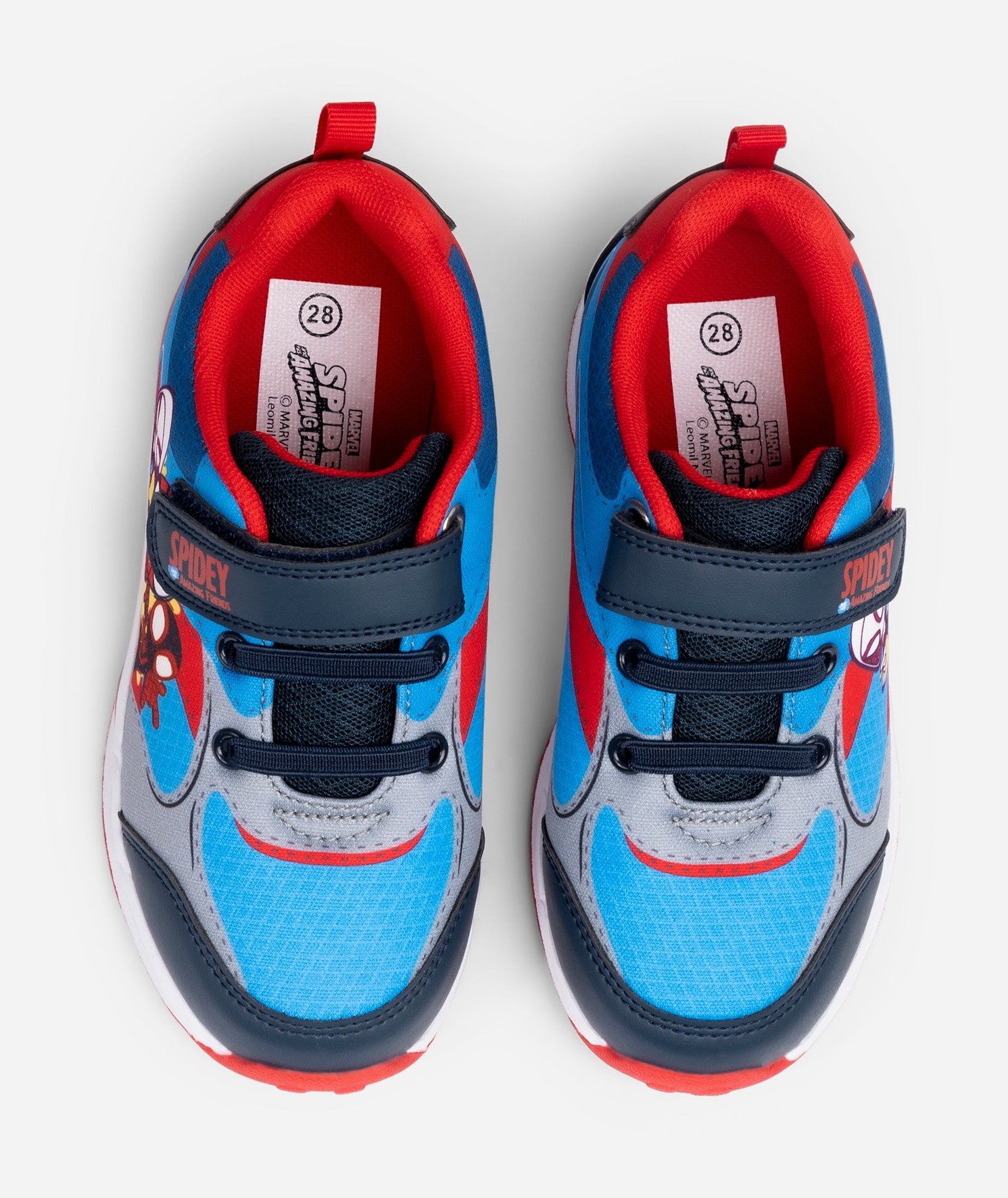 SPIDEY, Blinkande sneakers Flerfärgade