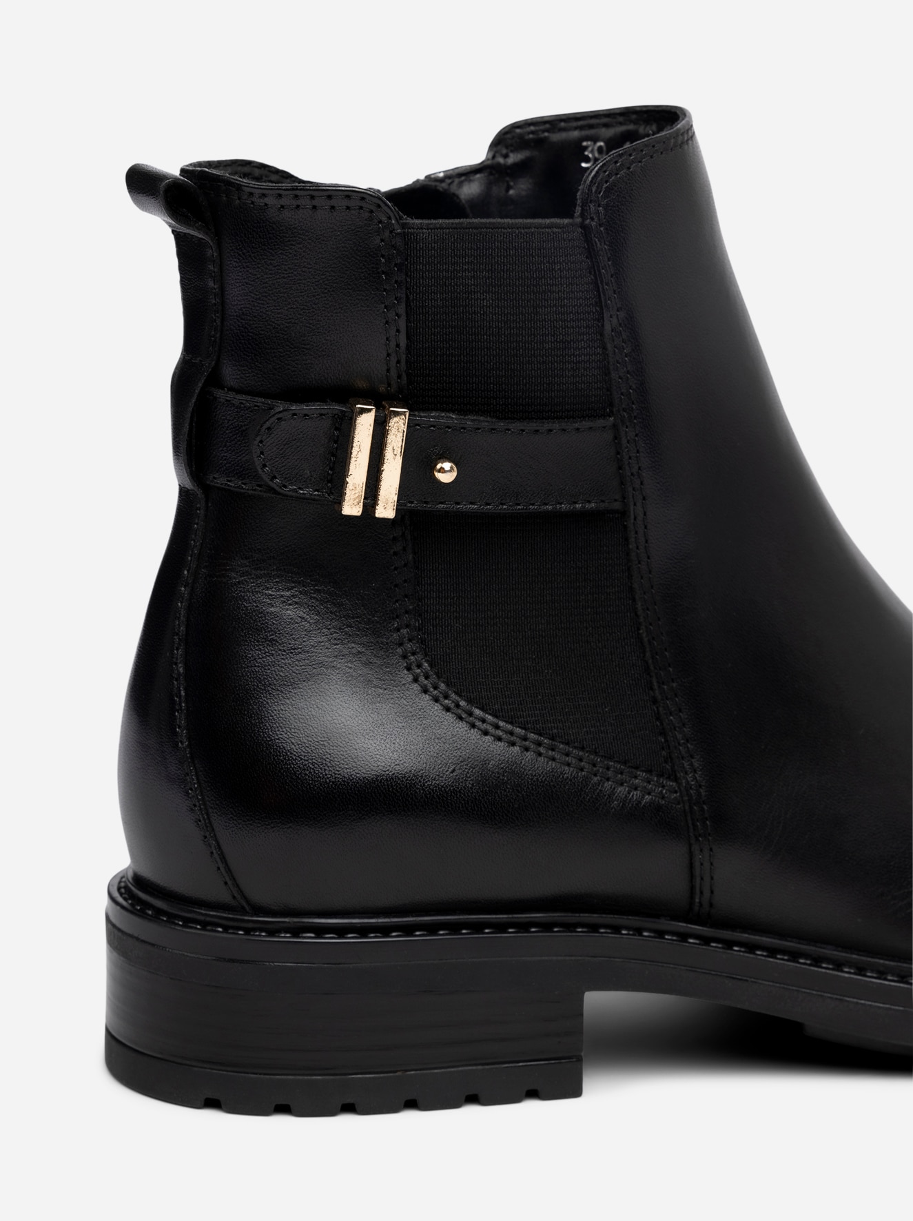 PACE, Boots med spänne Svarta