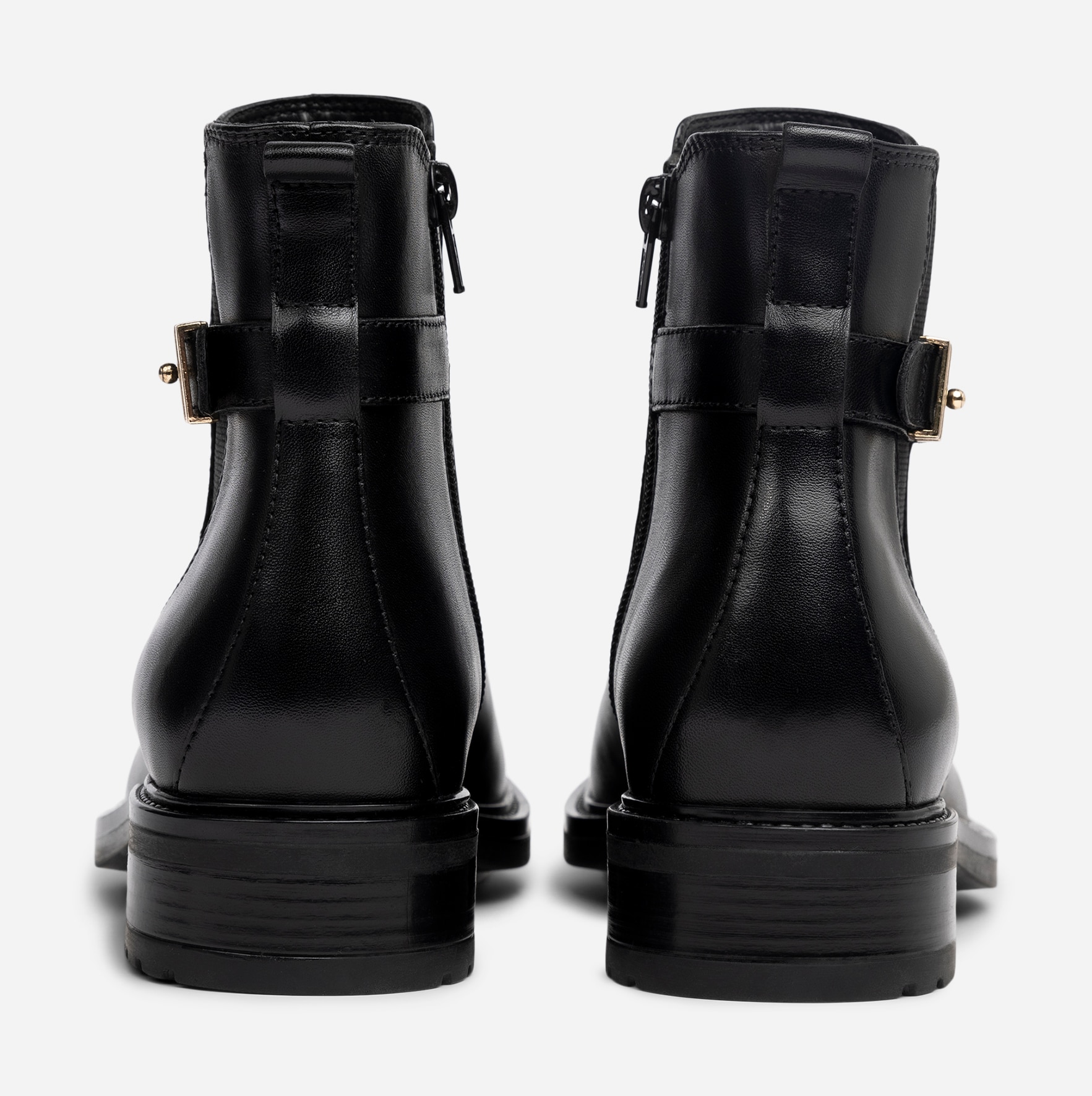 PACE, Boots med spänne Svarta