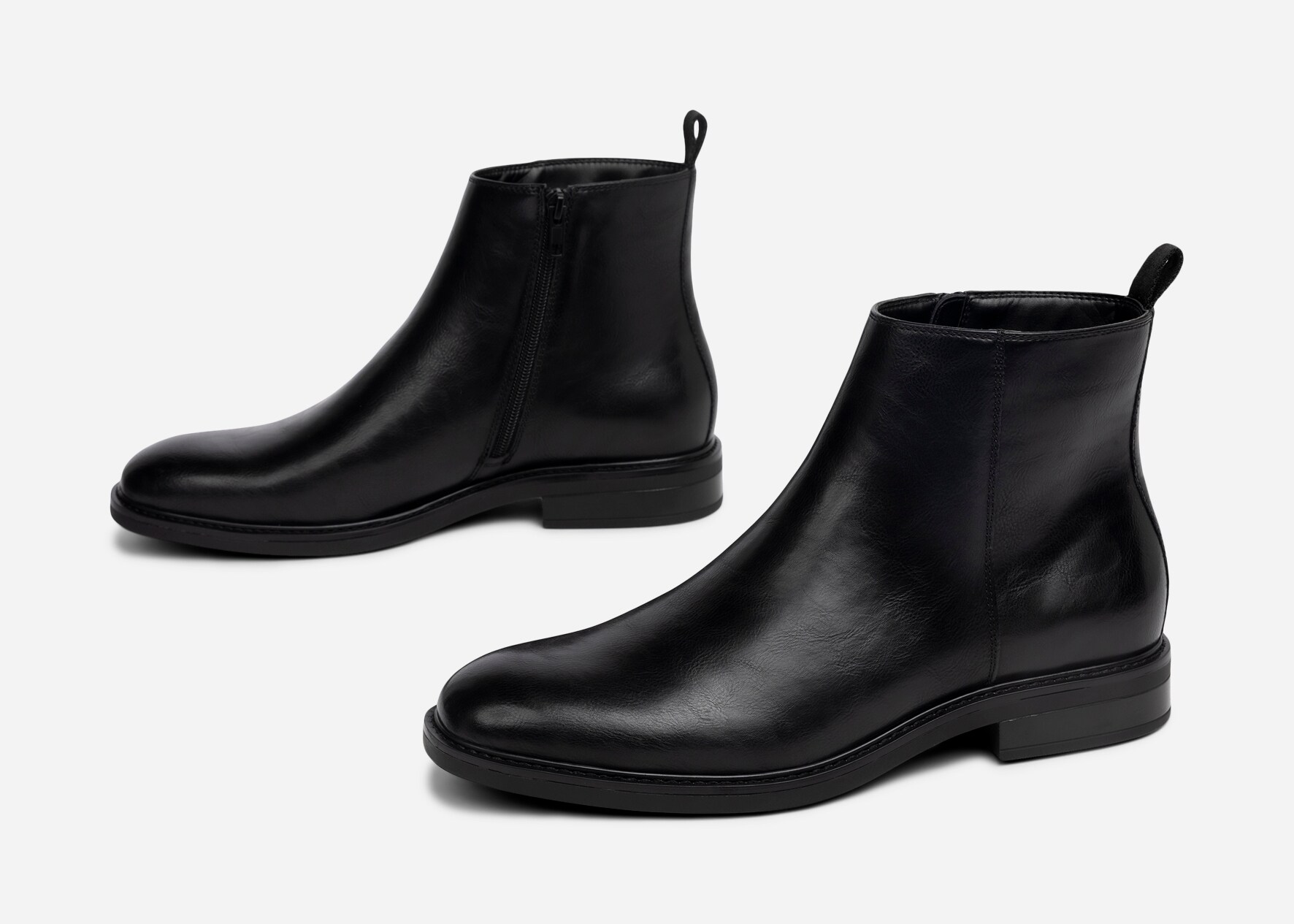 IGUASSU, Boots med dragkedja Svarta