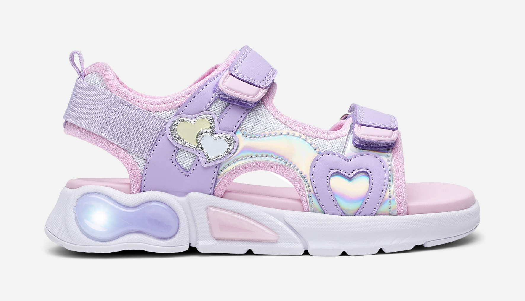 DINSKO, Blinkande sandaler Lila