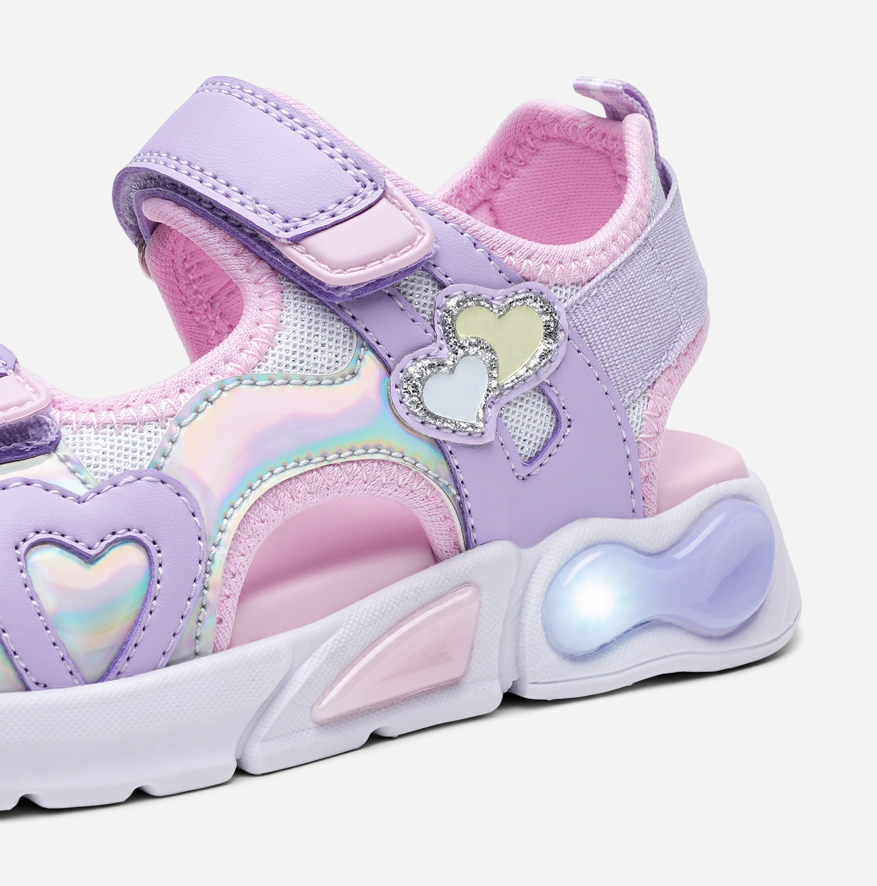 DINSKO, Blinkande sandaler Lila