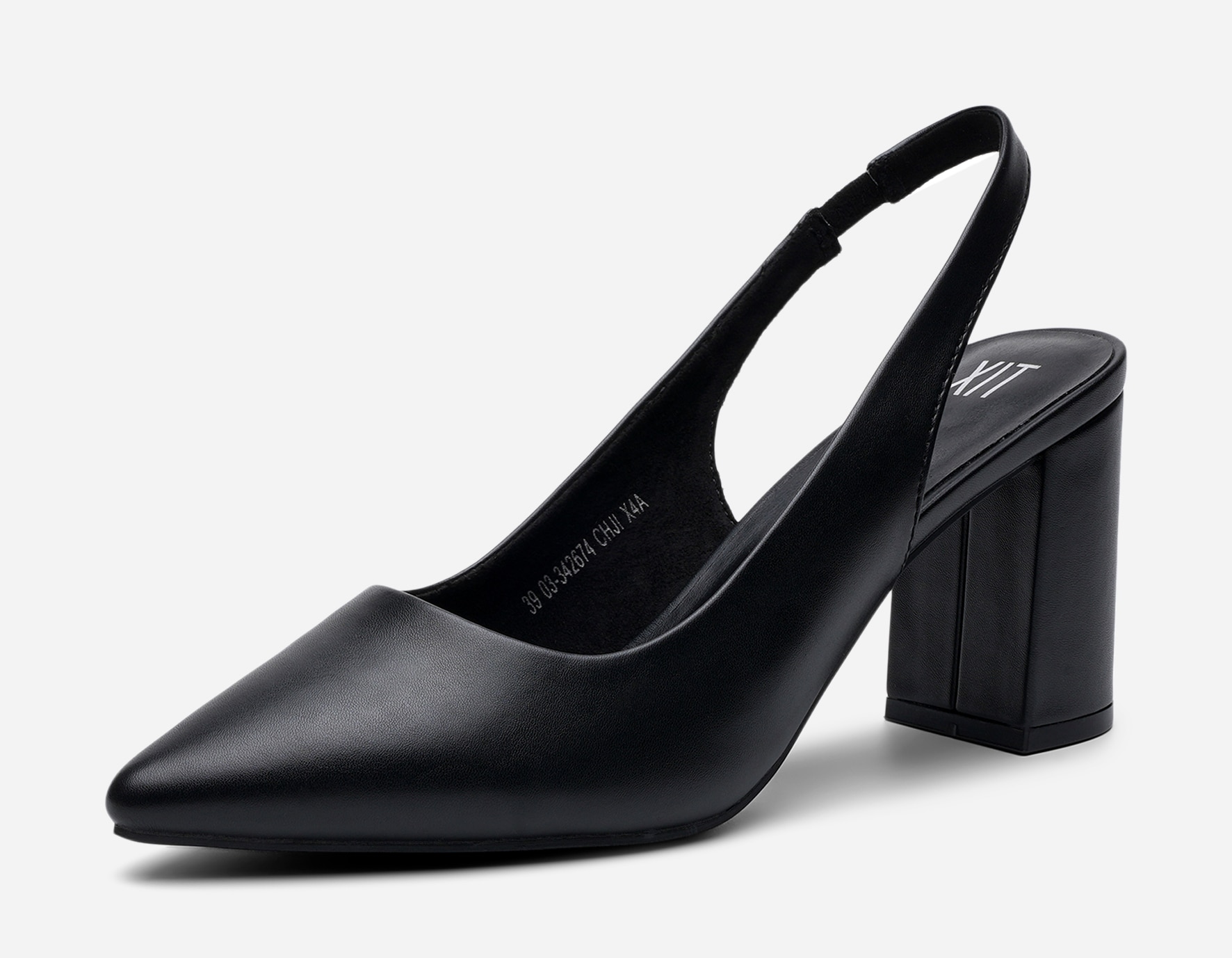 XIT, Pumps med slingback Svarta