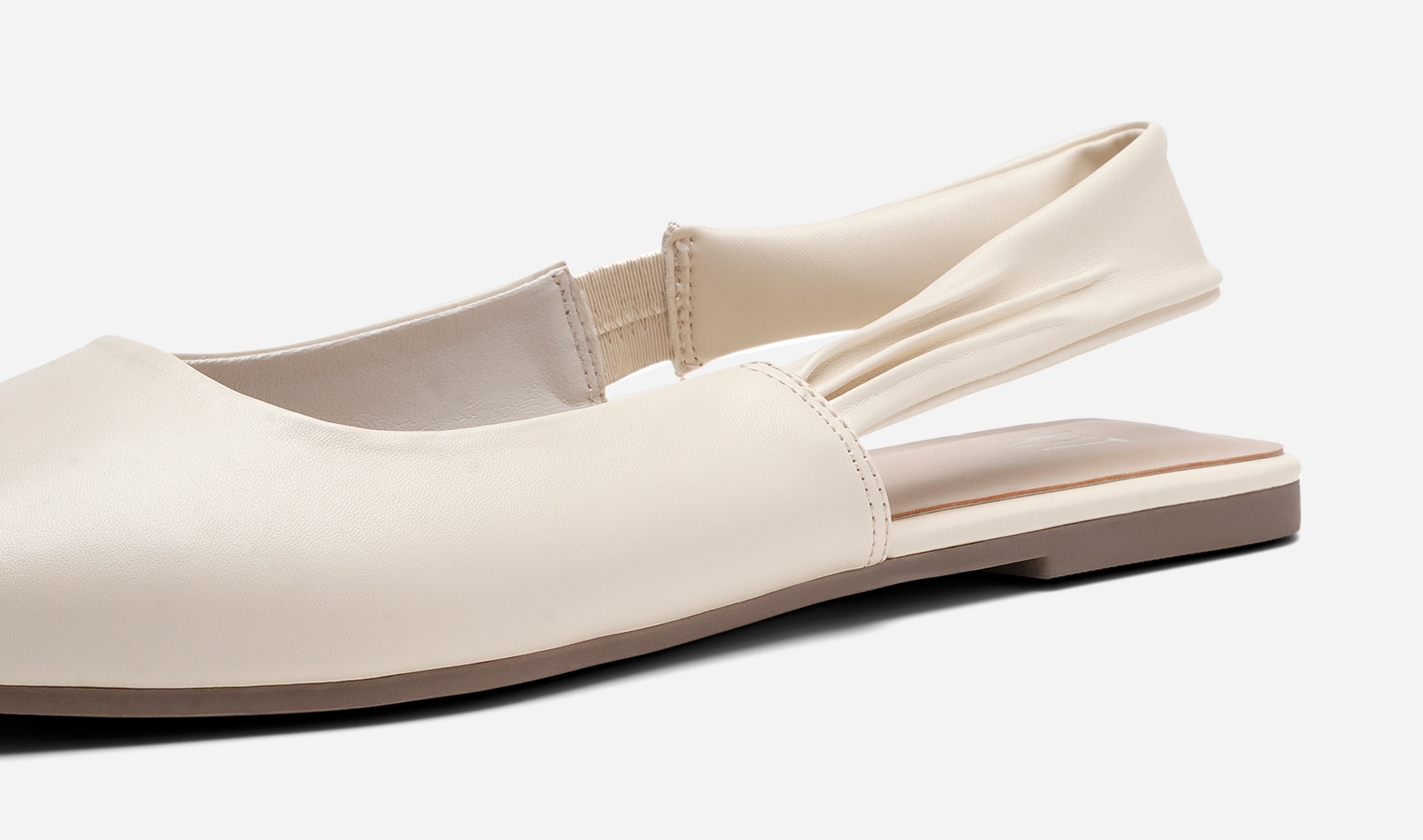 XIT, Ballerinaskor med slingback Beigea