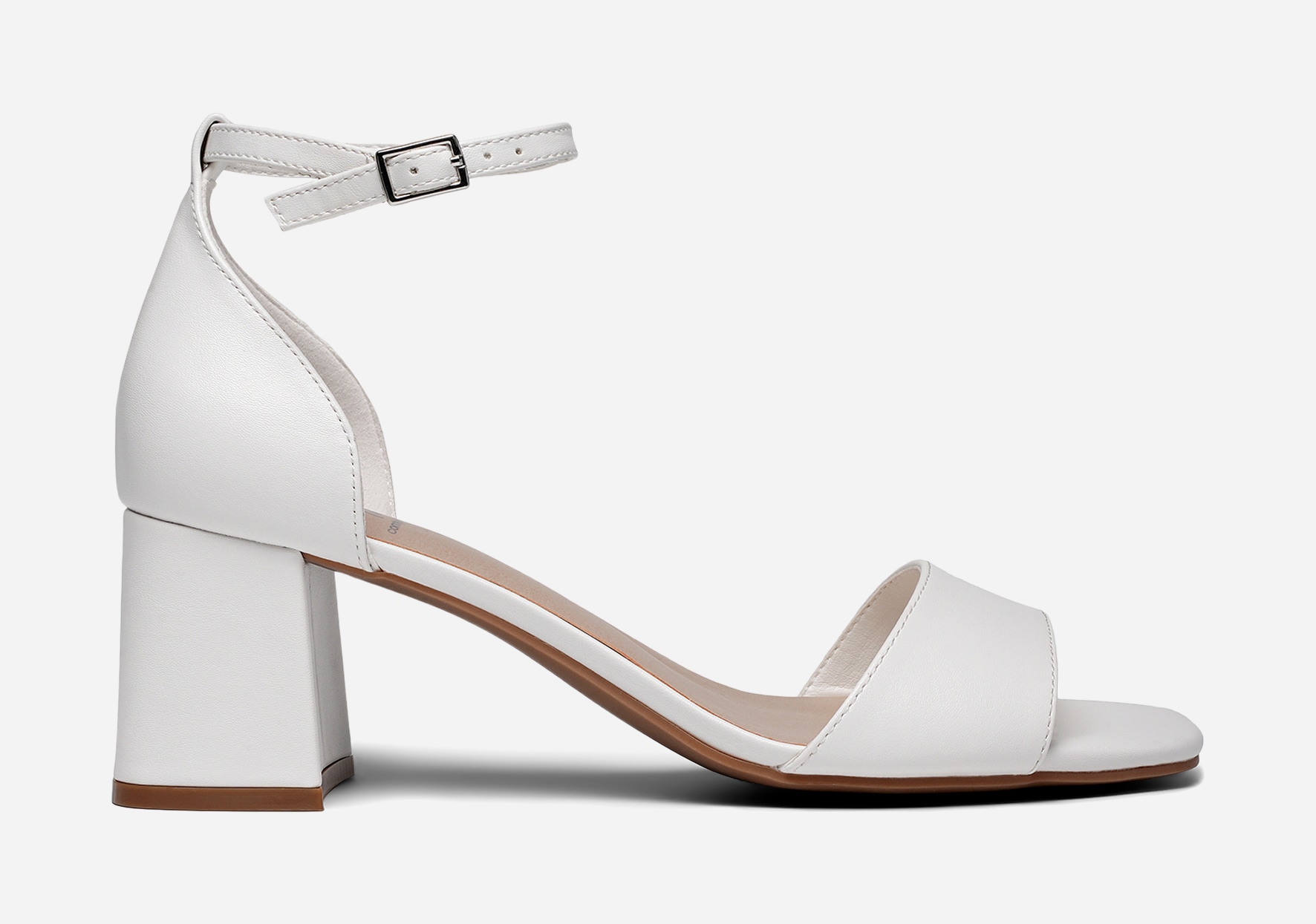 SO ALL, Sandaletter med remmar Vita