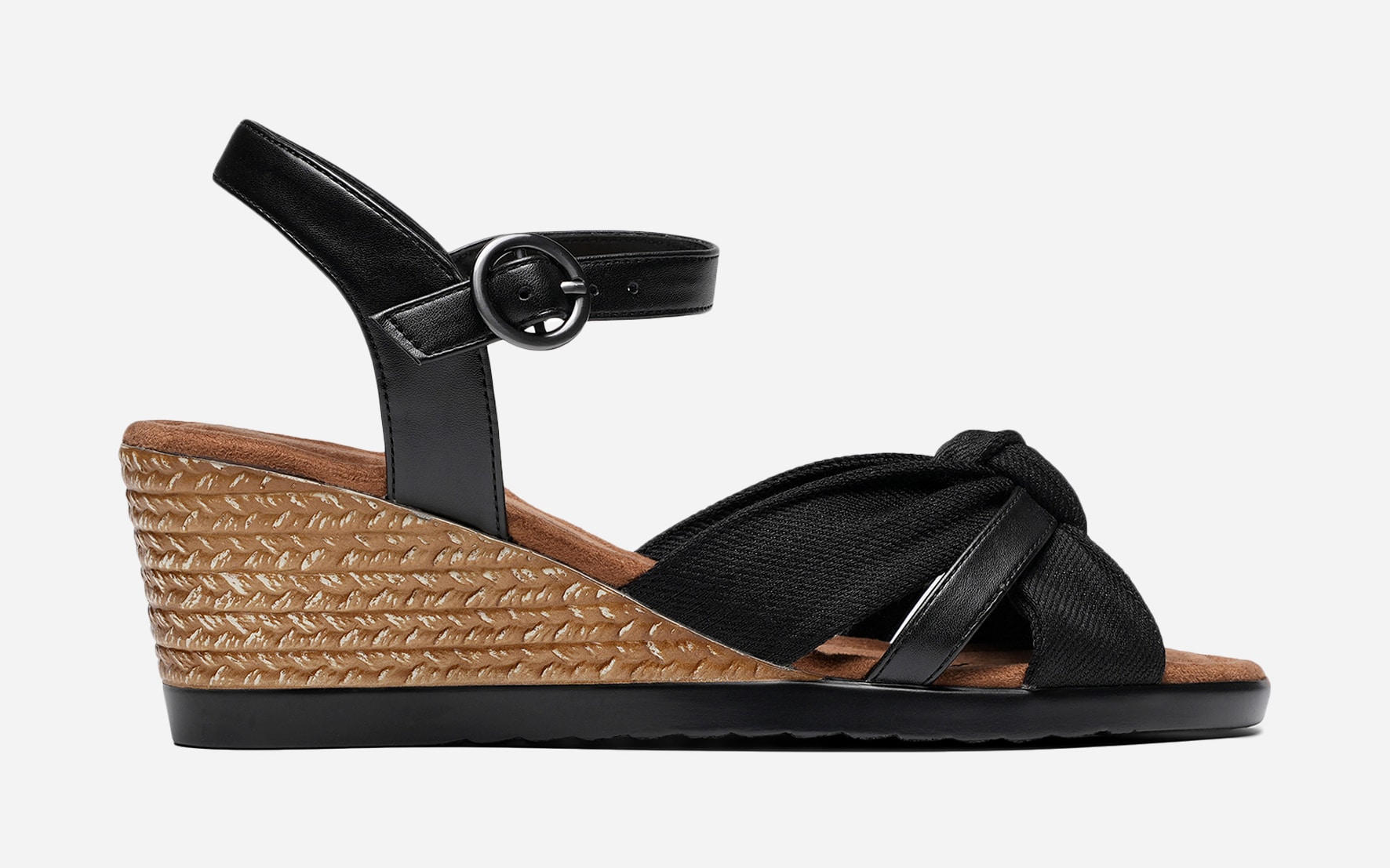 SO ALL, Sandaletter med remmar Svarta