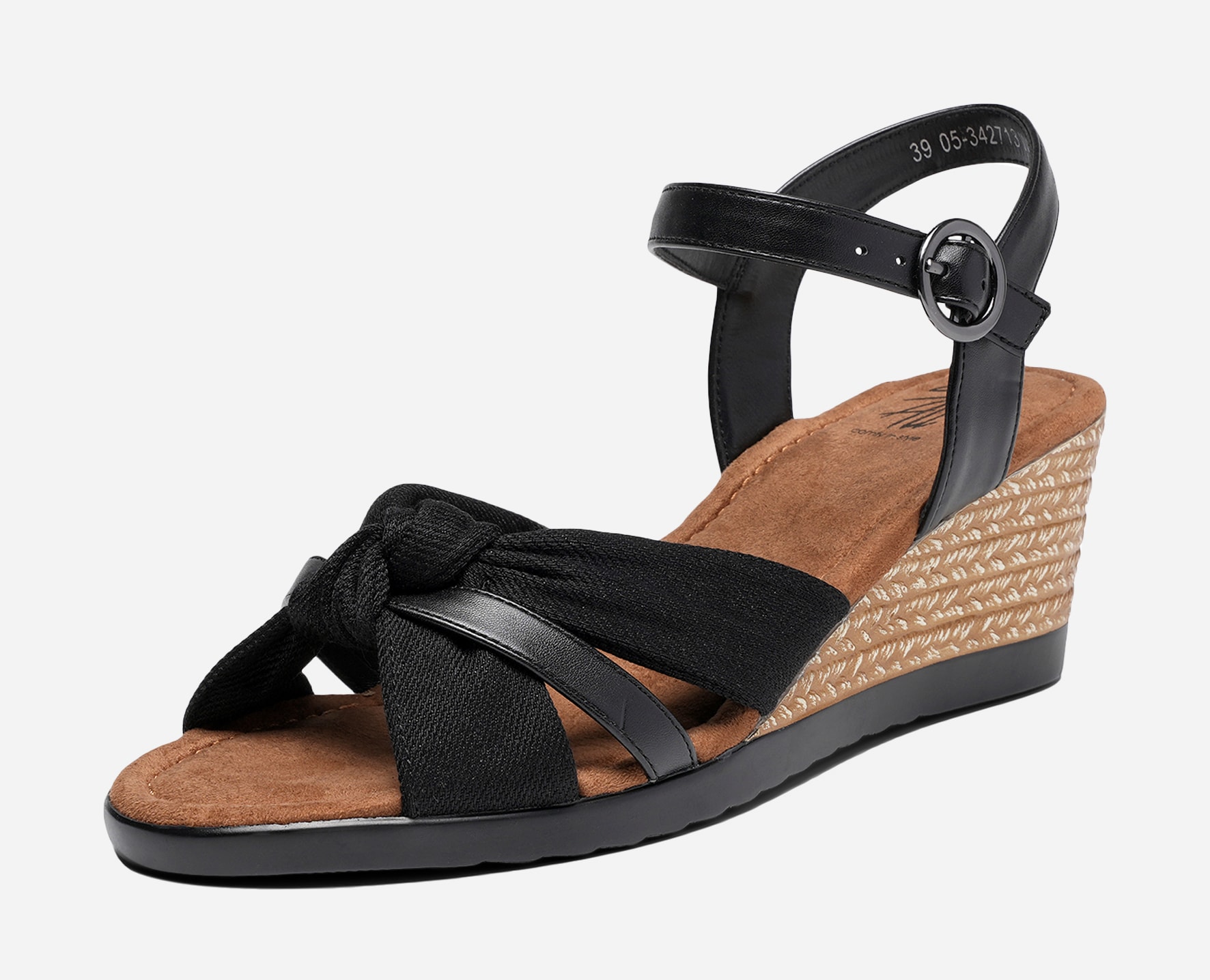 SO ALL, Sandaletter med remmar Svarta