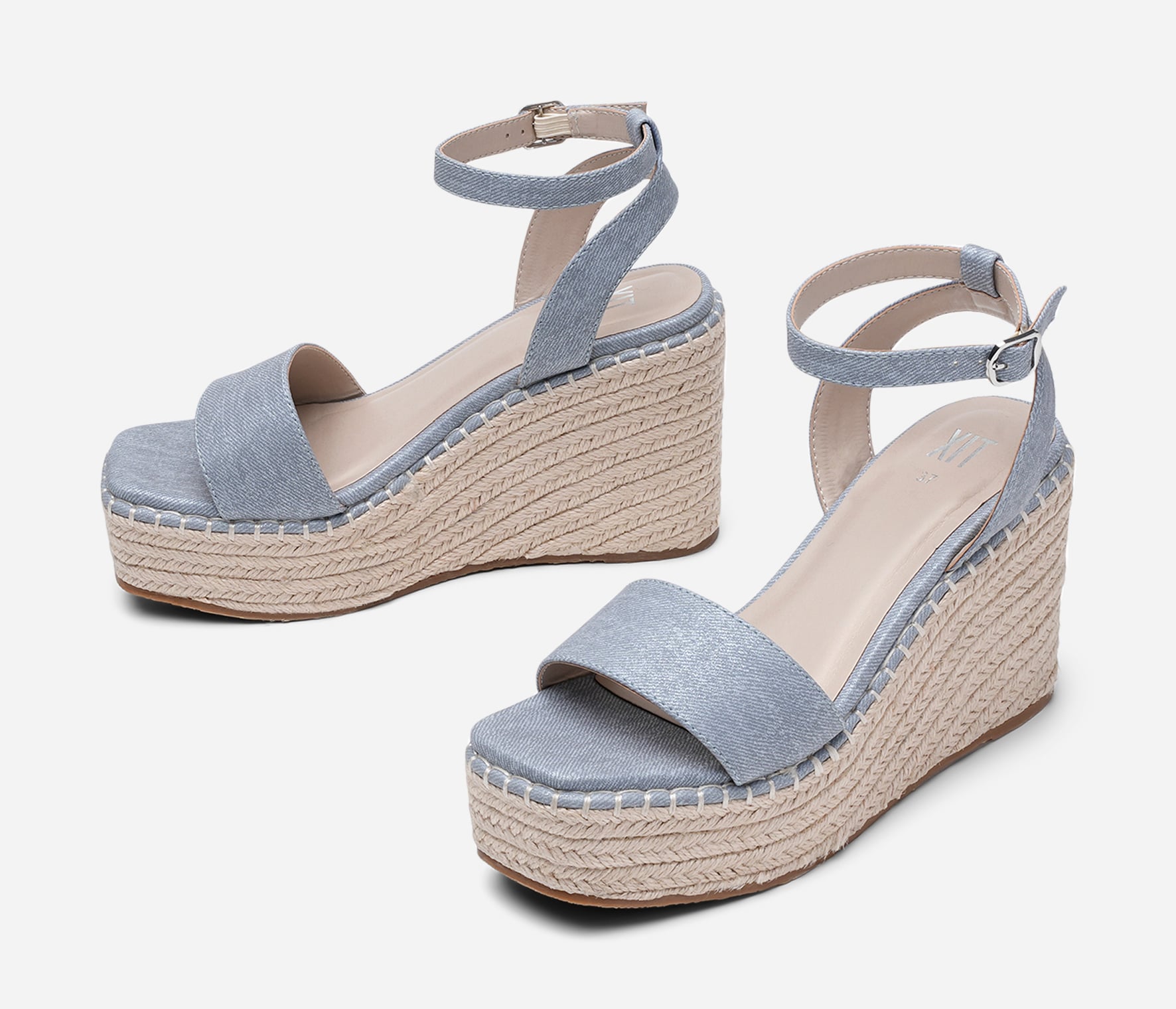 XIT, Sandaletter med repsula Blåa