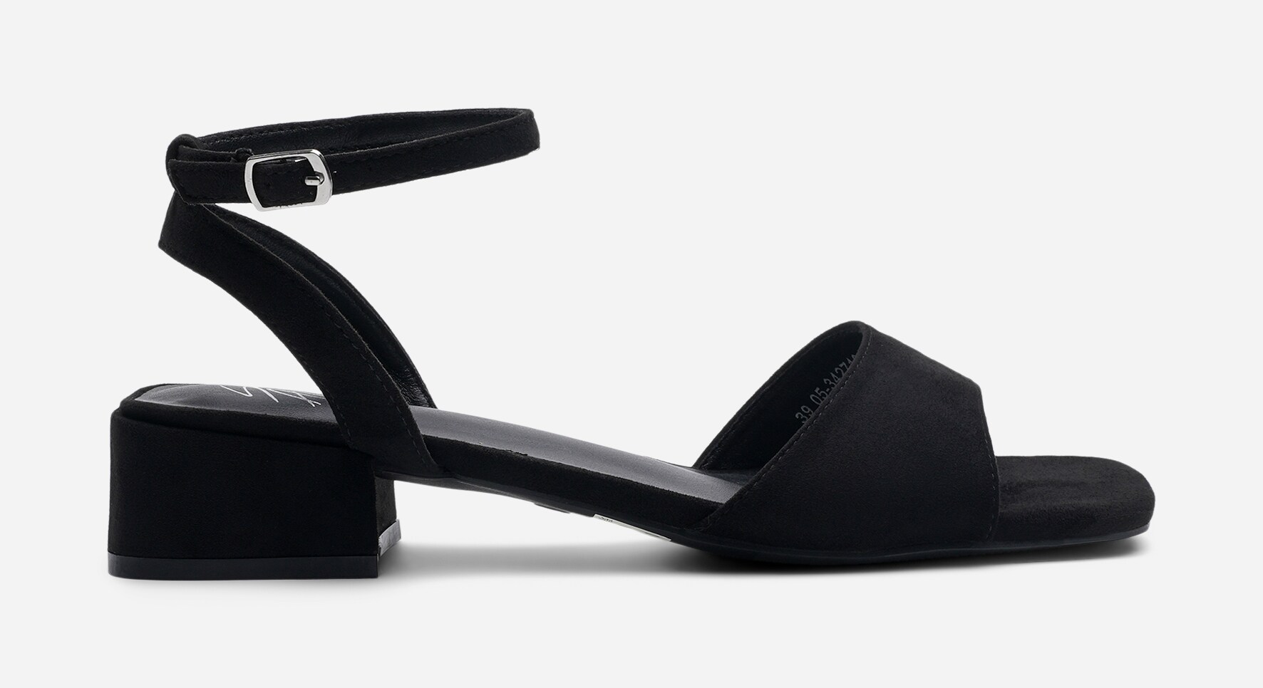 SO ALL, Sandaletter med remmar Svarta