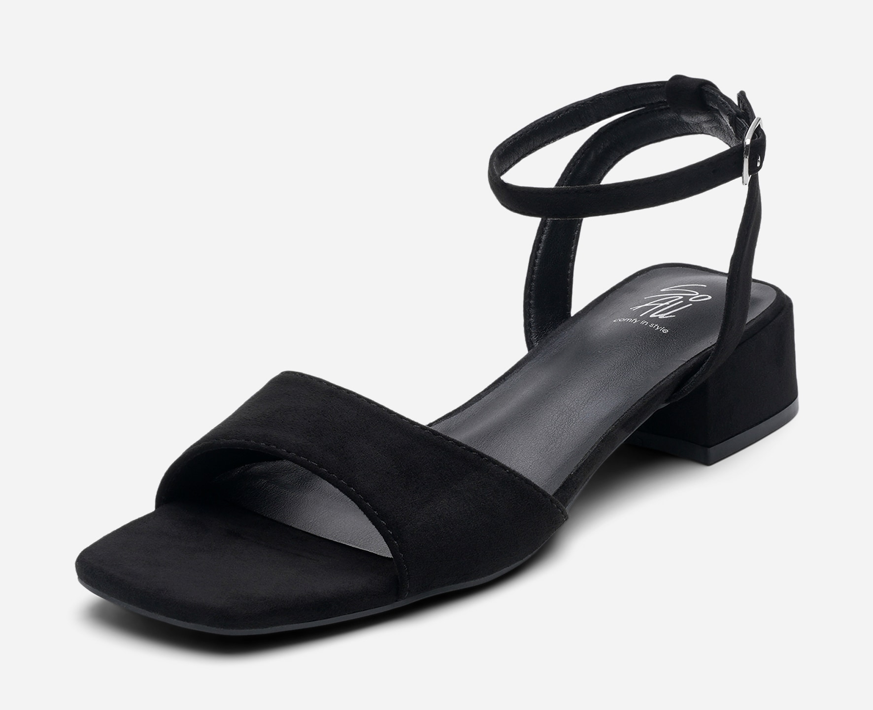 SO ALL, Sandaletter med remmar Svarta