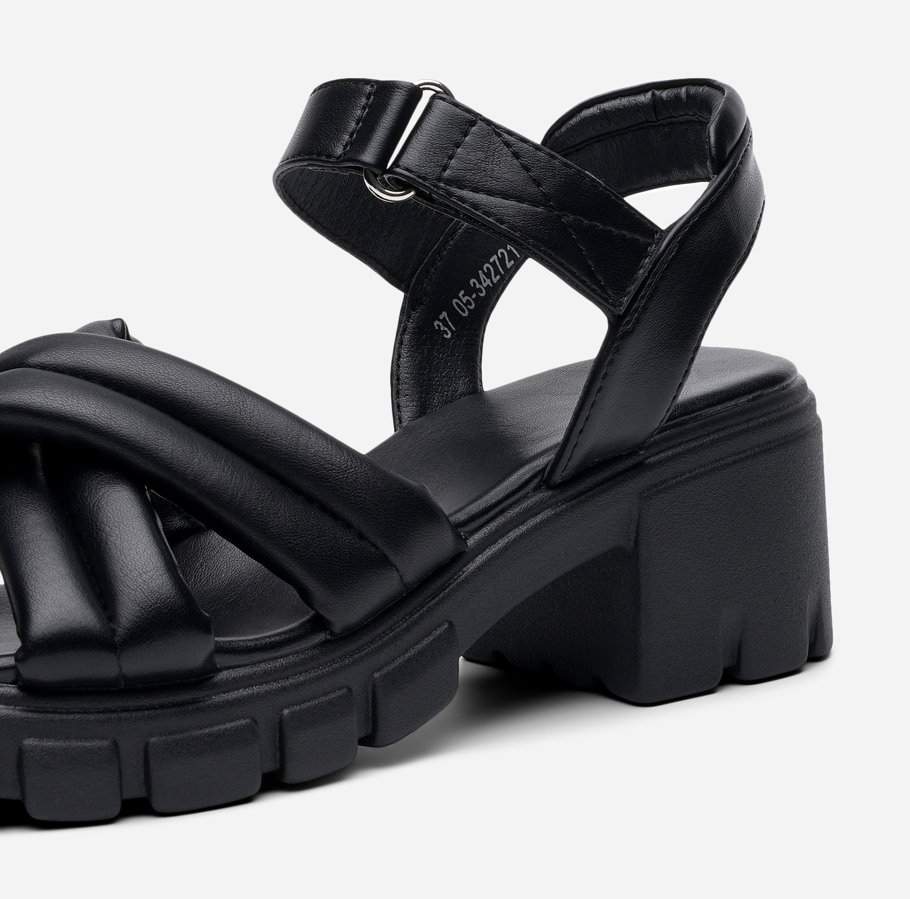 XIT, Sandaletter med platåsula Svarta